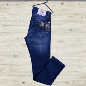 Men’s Narrow Fit Stretchable Jeans – Cotton by Cotton Lycra -  Dark Blue